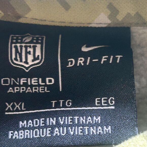 San Francisco 49ers Hoodie Mens XXL Camo NFL Football Salute to Service Nike - Picture 3 of 16